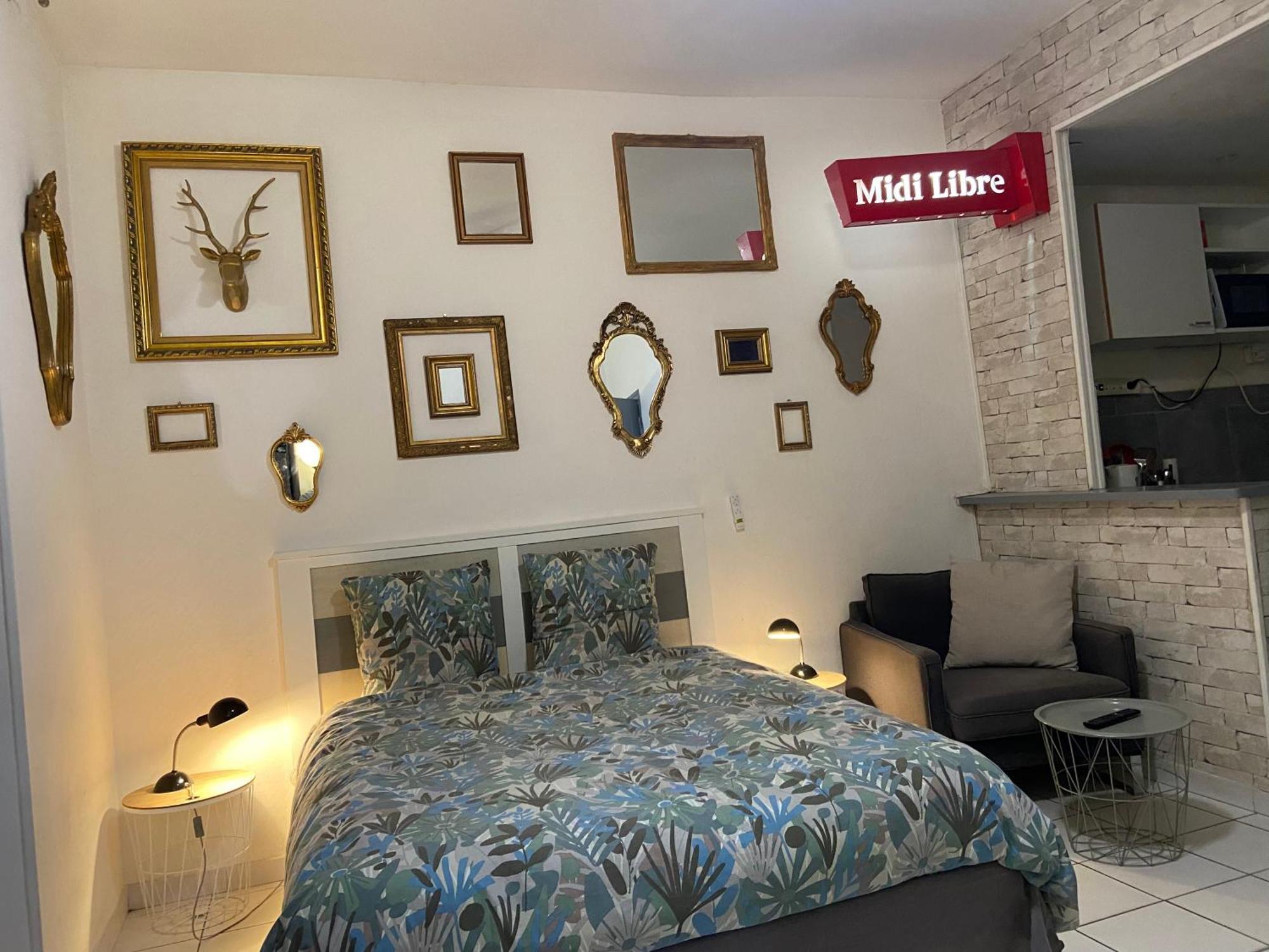 Studio Triangle Arene Gare Maison Carree Placette نيم المظهر الخارجي الصورة
